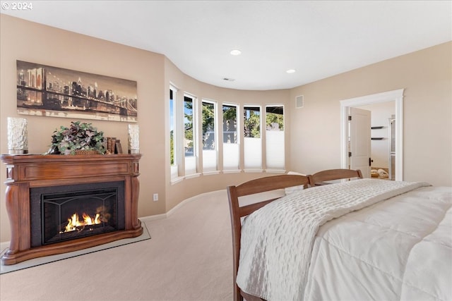 bedroom featuring carpet floors