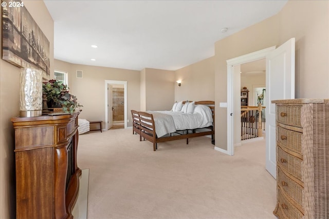 bedroom featuring carpet floors