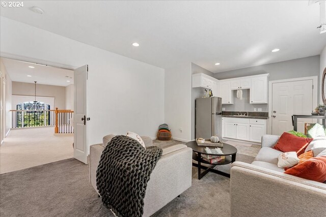 bedroom featuring a closet and carpet flooring