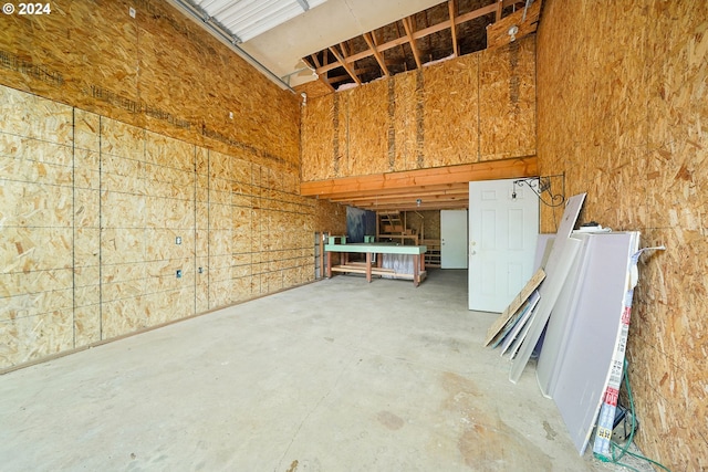 interior space with concrete flooring