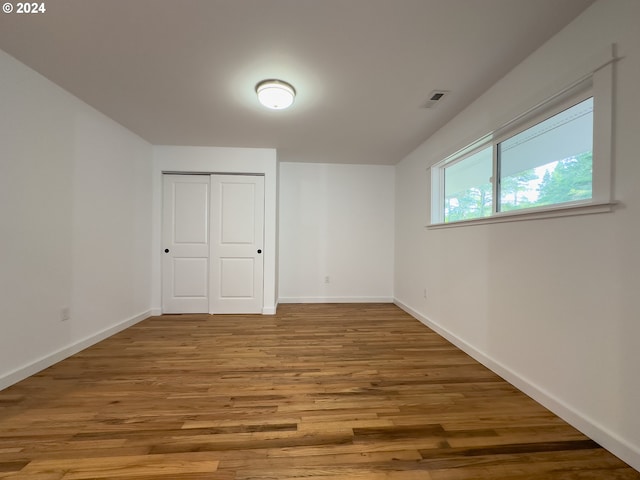 interior space featuring light hardwood / wood-style flooring