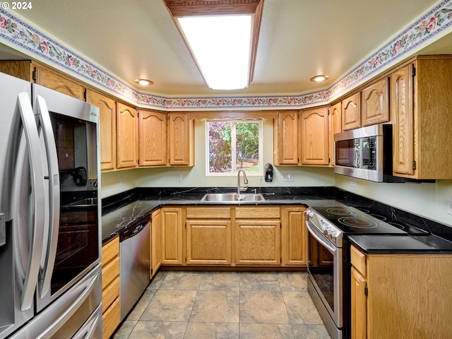 kitchen featuring sink and stainless steel appliances