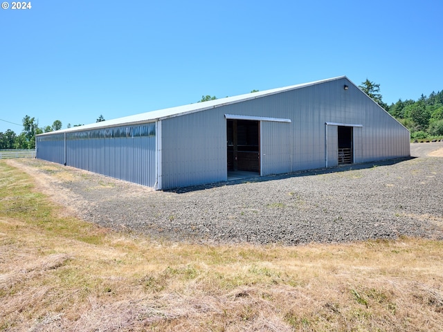 view of outbuilding