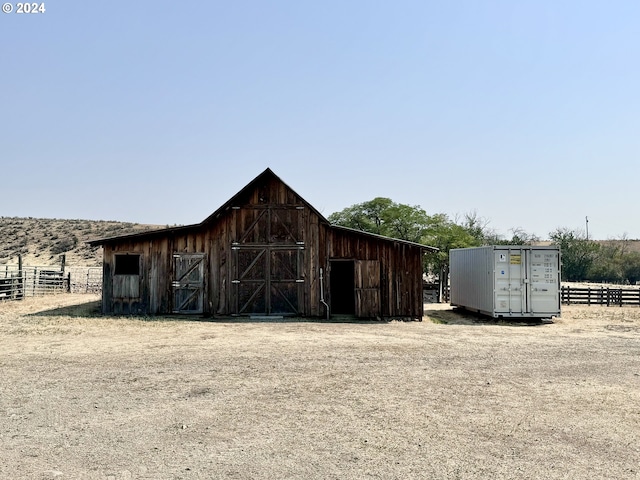 27877 Skinner Ln, Baker City, OR 97814 - view of barn with fence