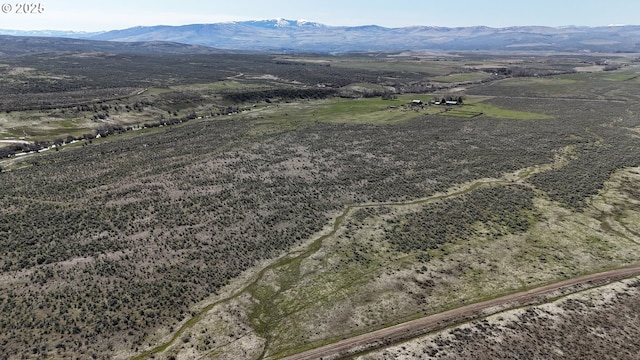 27877 Skinner Ln, Baker City, OR 97814 - drone / aerial view with a rural view and a mountain view