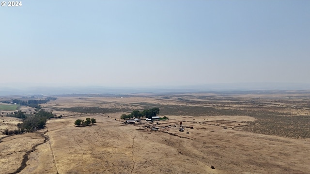 bird's eye view featuring a rural view