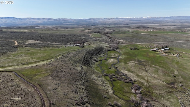 27877 Skinner Ln, Baker City, OR 97814 - birds eye view of property featuring a rural view and a mountain view