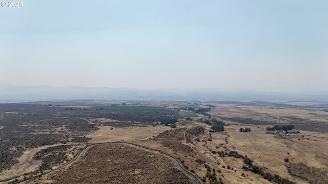 drone / aerial view with a rural view