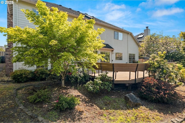 5393 SW Wichita St, Tualatin, OR 97062 - back of property with a deck