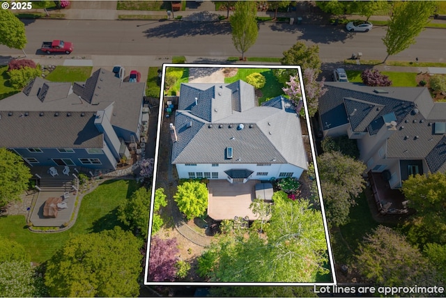 5393 SW Wichita St, Tualatin, OR 97062 - aerial overview of property's location with property parcel outlined