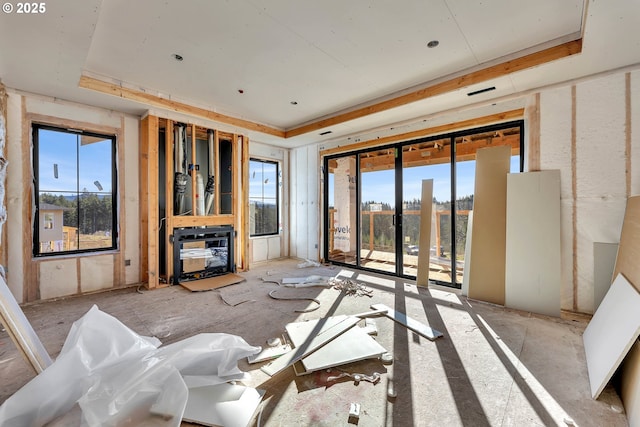 living room with a healthy amount of sunlight