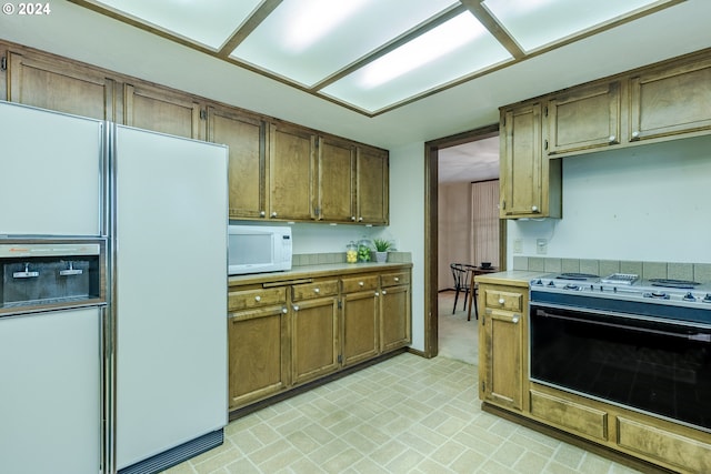 kitchen with white appliances