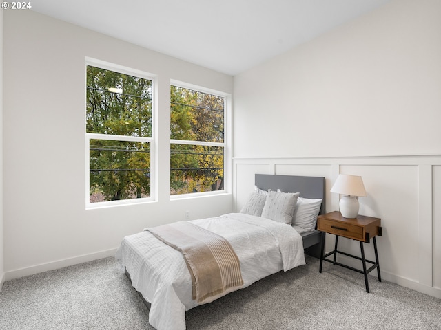 bedroom featuring carpet flooring