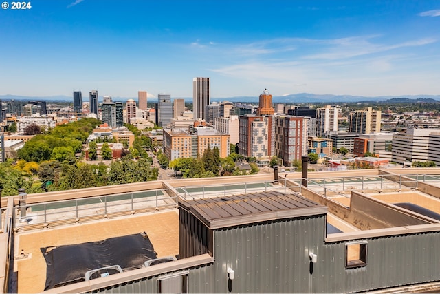 city view featuring a mountain view