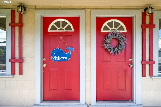 view of entrance to property