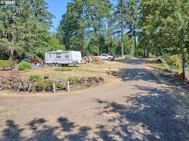 view of road