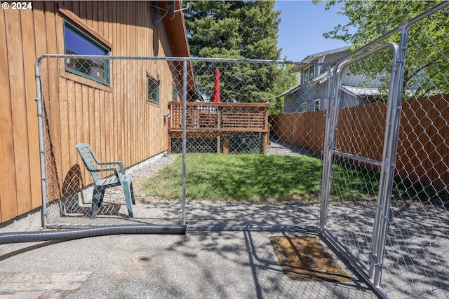 view of patio / terrace featuring a deck