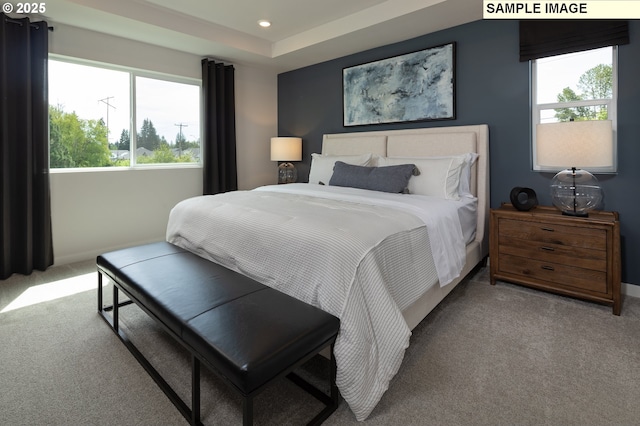1132 SE 33rd St, Battle Ground, WA 98604 - bedroom featuring carpet, recessed lighting, and baseboards