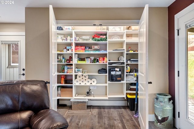 view of pantry