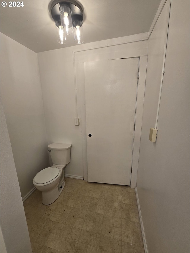 bathroom with toilet