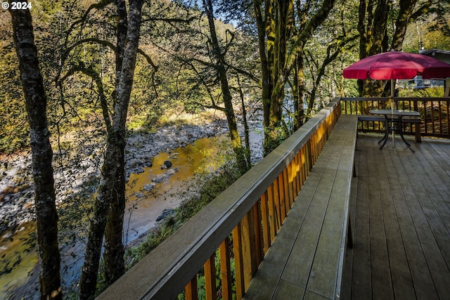 view of deck