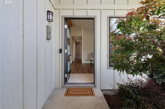 view of entrance to property