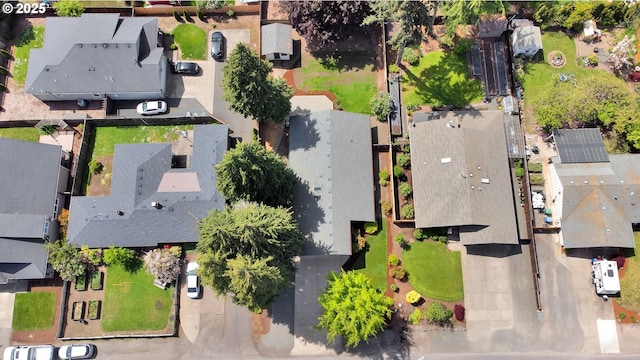 bird's eye view featuring a residential view