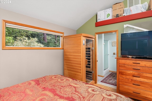 3824 Brighton Ave, Eugene, OR 97405 - bedroom featuring wood finished floors and lofted ceiling