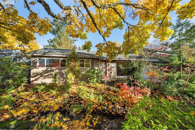 view of ranch-style house