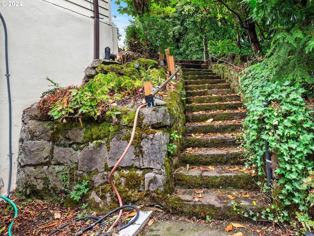 view of staircase