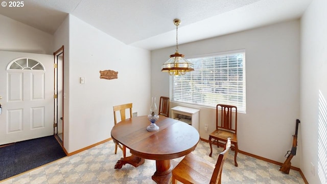 view of dining room