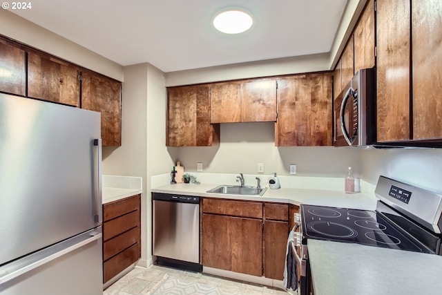 kitchen featuring sink and stainless steel appliances