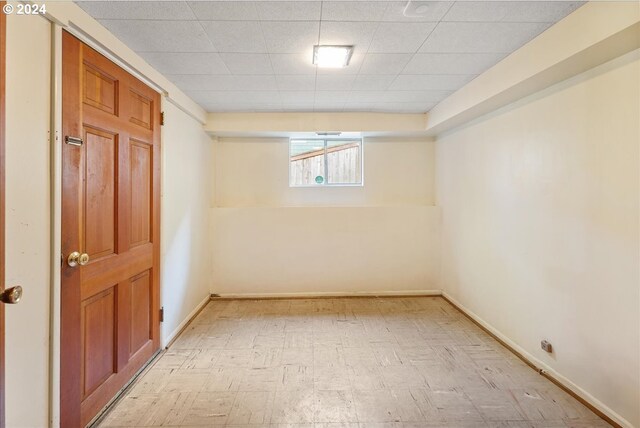 bedroom featuring wood-type flooring and vaulted ceiling