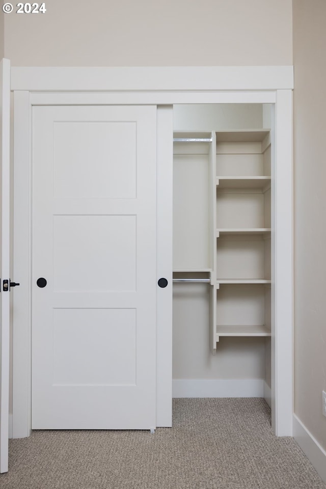 view of closet