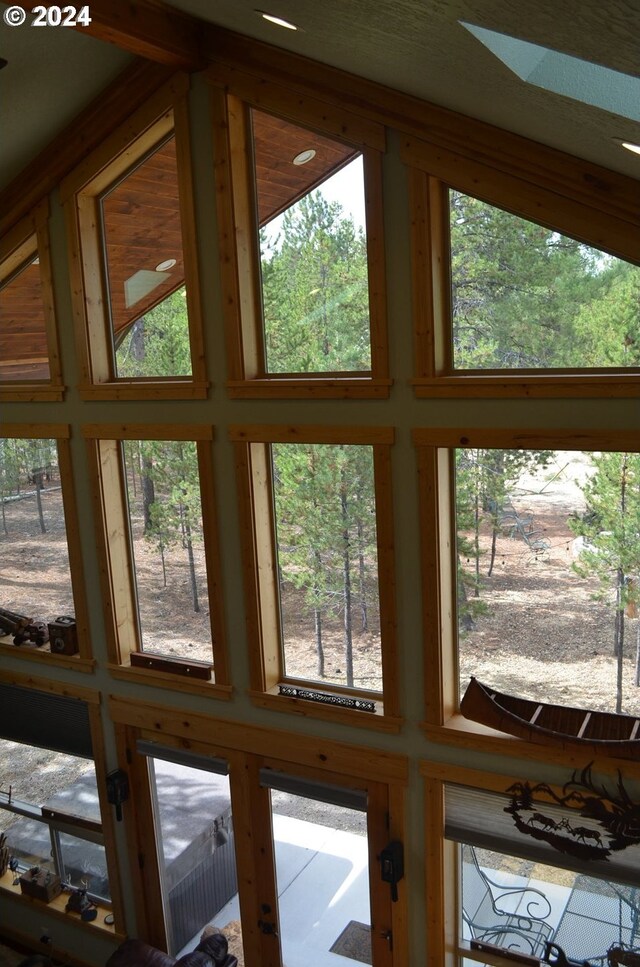 details with a skylight