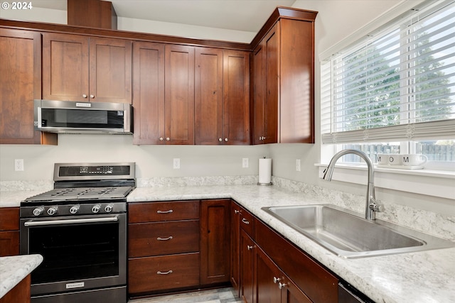 kitchen featuring sink and stainless steel appliances