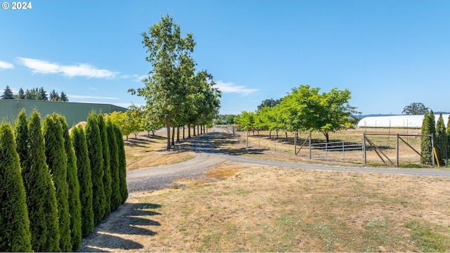 surrounding community featuring a rural view