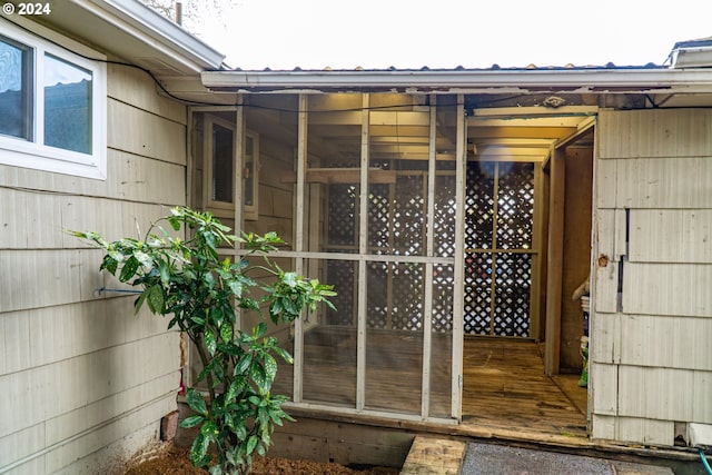 view of entrance to property