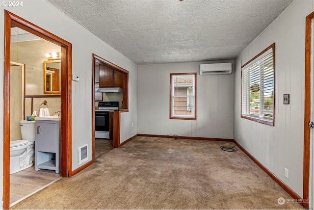 interior space with an AC wall unit