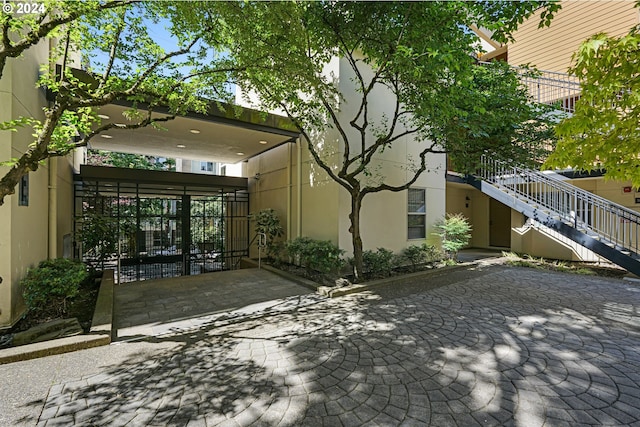 exterior space with a patio