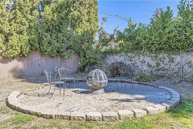 view of patio