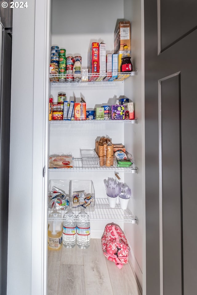 view of pantry