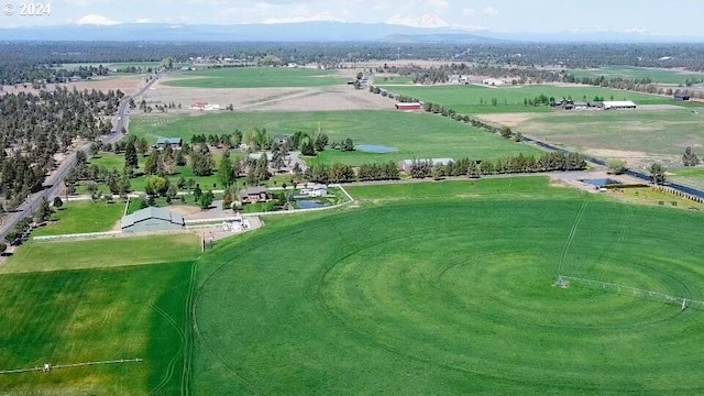 bird's eye view featuring a rural view