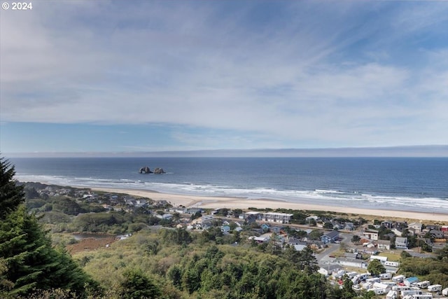 water view with a beach view