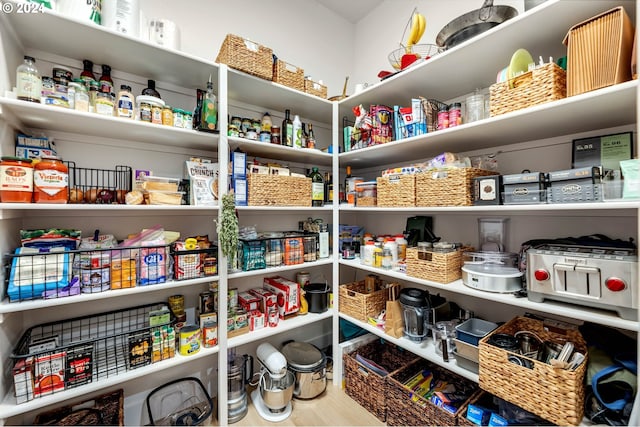 view of pantry