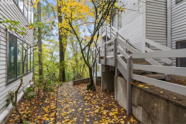 view of home's exterior