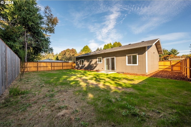 view of rear view of property