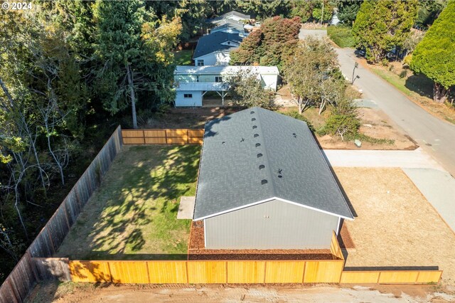 view of subject property