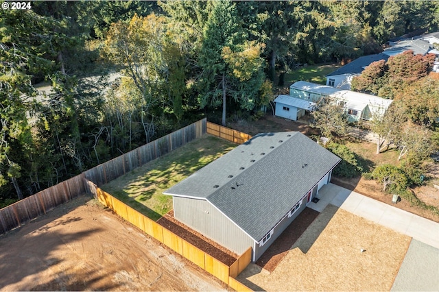 view of subject property
