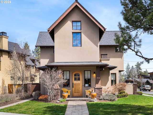 1506 NW Awbrey Rd, Bend, OR 97703 - view of front of home featuring a front lawn